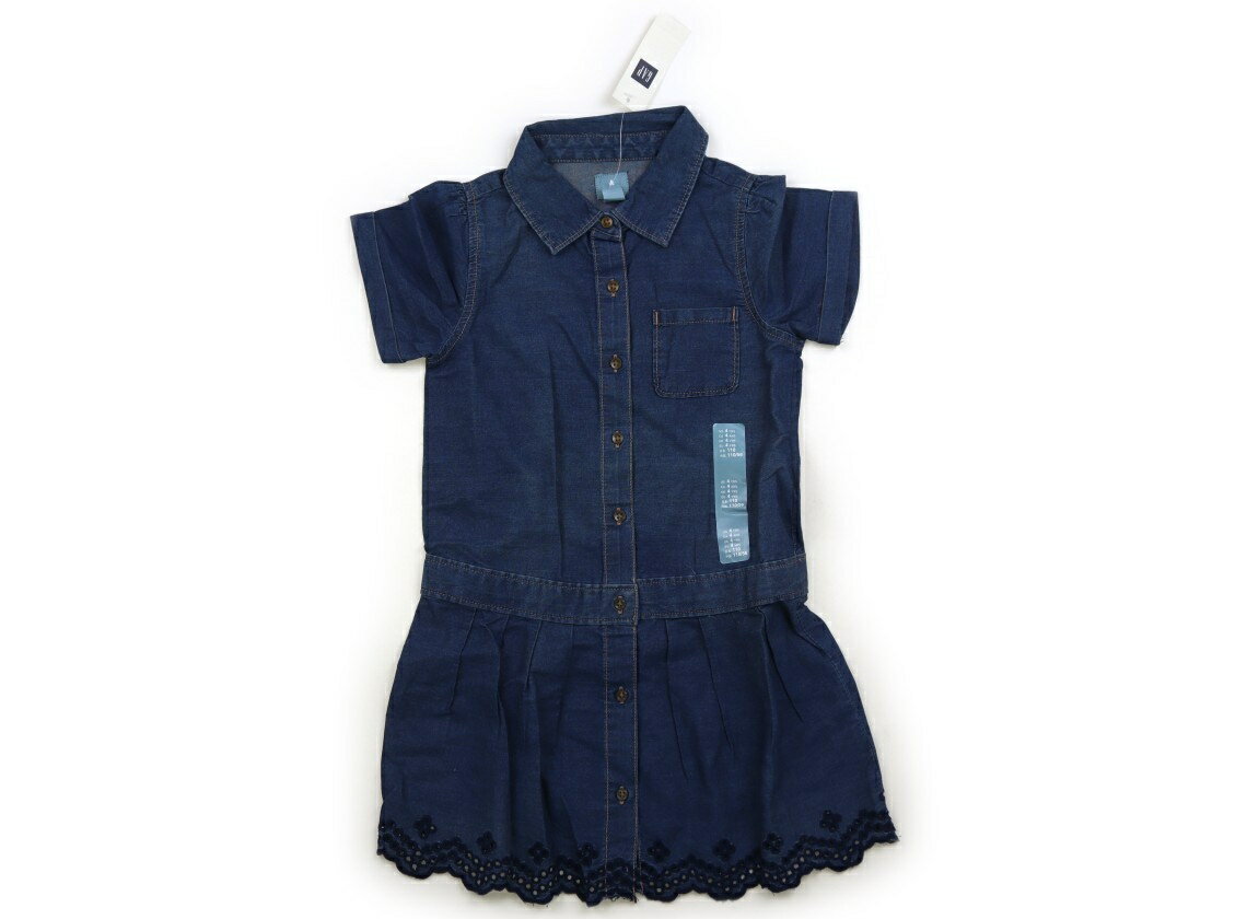 Rakuten - ギャップ GAP ワンピース 110 女の子 ブルー 子供服 ベビー服 キッズ アウトレット ユーズド 【中古】キッズ・ベビー・マタニティ