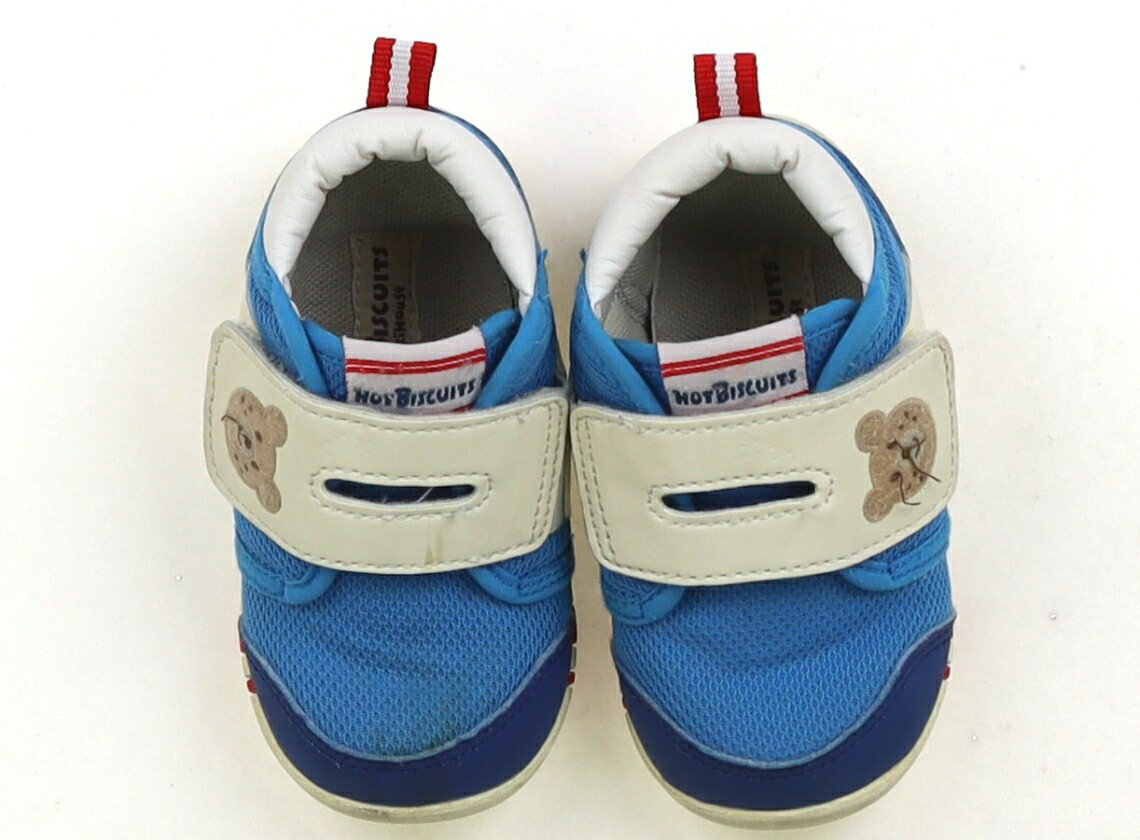 ホットビスケッツ Hot Biscuits スニーカー 靴13cm〜 男の子 青系、くま 子供服 ベビー服 キッズ アウ..