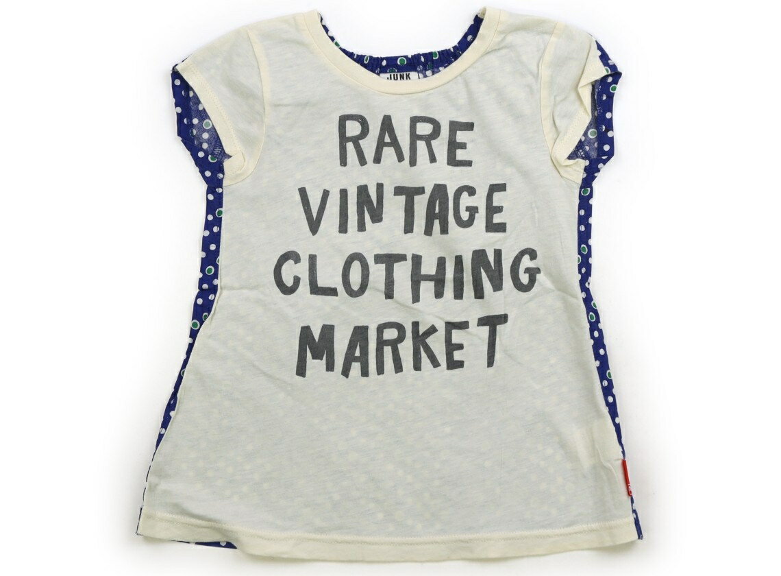 ジャンクストア JUNK STORE Tシャツ・カットソー 110 女の子 オフ、文字、青、柄 子供服 ベビー服 キッズ アウトレット ユーズド 【中古】キッズ・ベビー・マタニティ