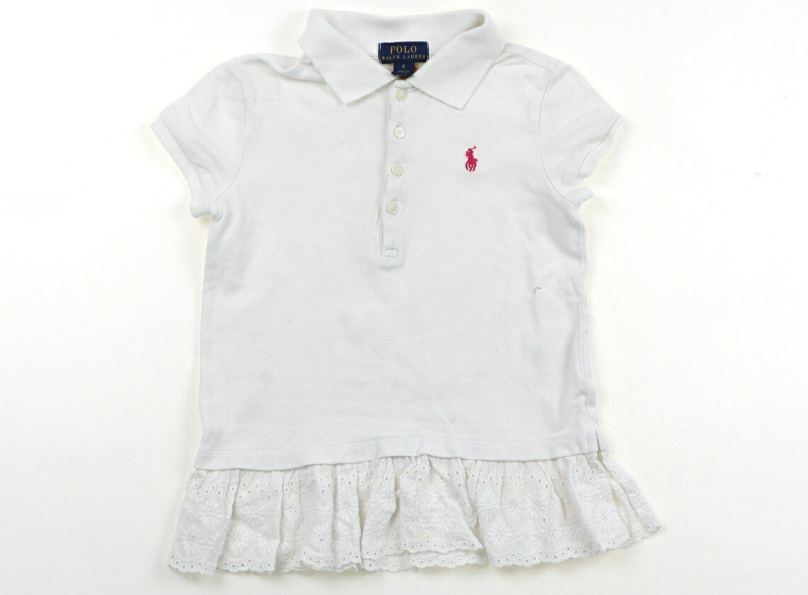 ポロラルフローレン POLO RALPH LAUREN ワンピース 120 女の子 白 子供服 ベビー服 キッズ アウトレット ユーズド 【中古】キッズ・ベビー・マタニティ