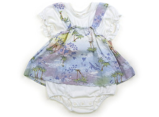 アプレレクール apres les cours ロンパース 80 女の子 白、ライトブルー、ヤシの木、魚 子供服 ベビー服 キッズ アウトレット ユーズド 【中古】キッズ・ベビー・マタニティ アプレレクール apres les cours ロンパース 80 女の子 白、ライトブルー、ヤシの木、魚 子供服 ベビー服 キッズ アウトレット ユーズド 【中古】キッズ・ベビー・マタニティ