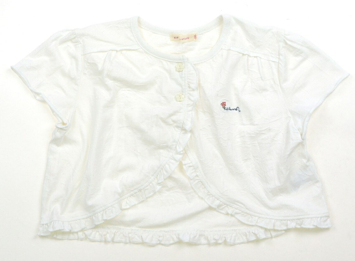 ニットプランナー（KP） Knit Planner(KP) カーディガン 130 女の子 白 子供服 ベビー服 キッズ アウト..