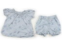 アプレレクール apres les cours パジャマ 80 女の子 水色・貝殻 子供服 ベビー服 キッズ アウトレット ユーズド 【中古】キッズ・ベビー・マ...