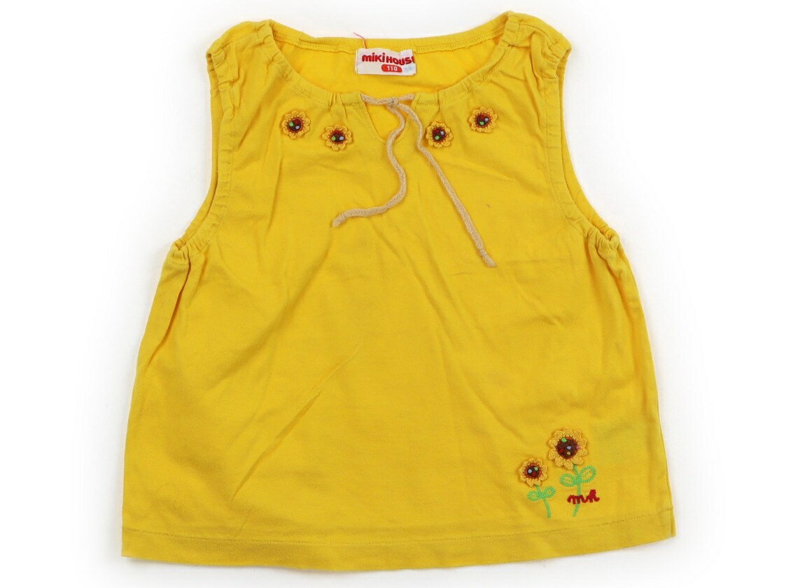 ミキハウス miki HOUSE タンクトップ・キャミソール 110 女の子 イエロー 子供服 ベビー服 キッズ アウ..