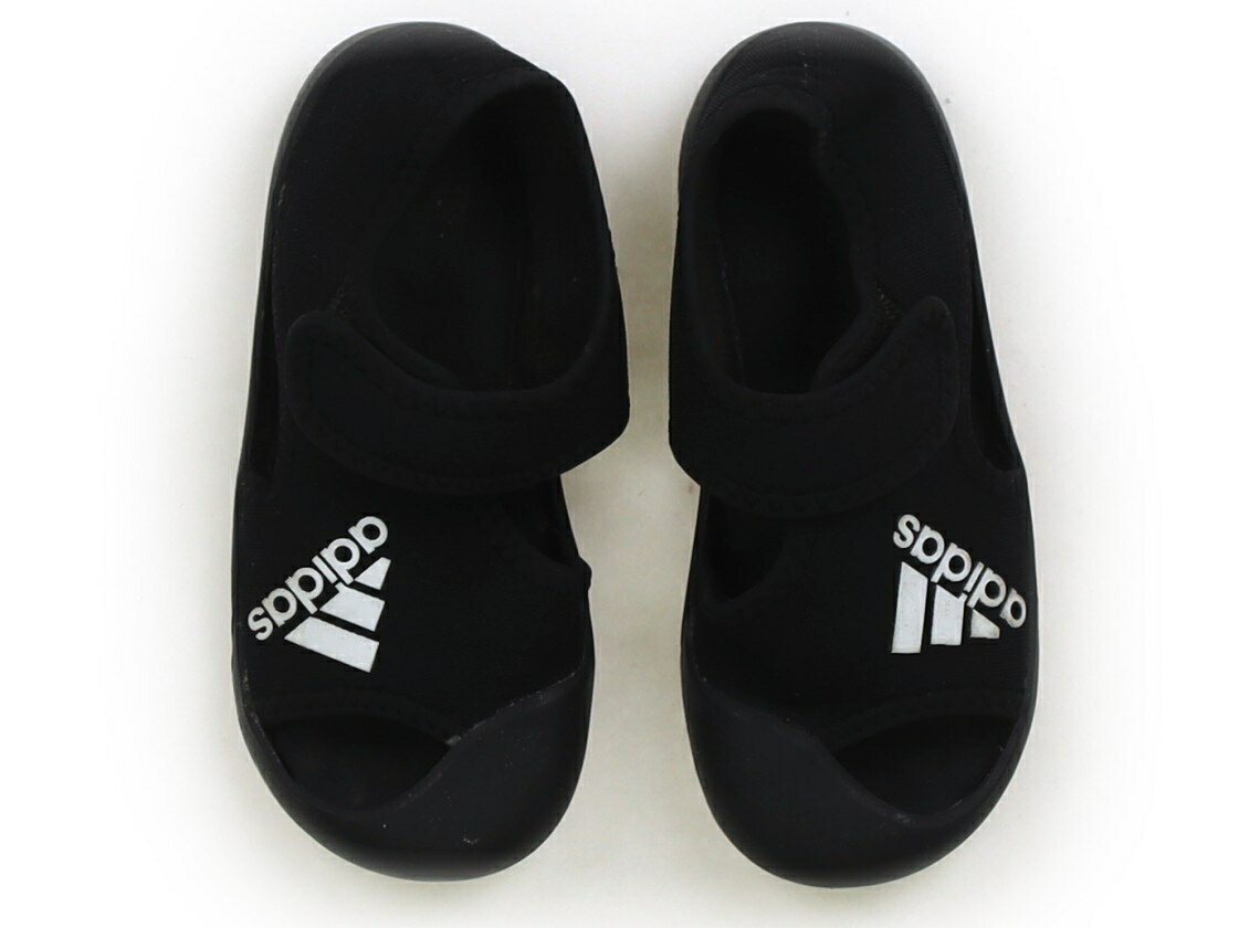 アディダス Adidas サンダル 靴16cm〜 男の子 ブラック 子供服 ベビー服 キッズ アウトレット ユーズド 【中古】キッズ・ベビー・マタニティ