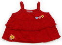 ミキハウス miki HOUSE タンクトップ・キャミソール 80 女の子 赤 子供服 ベビー服 キッズ アウトレット ユーズド 【中古】キッズ・ベビー・マタニティ