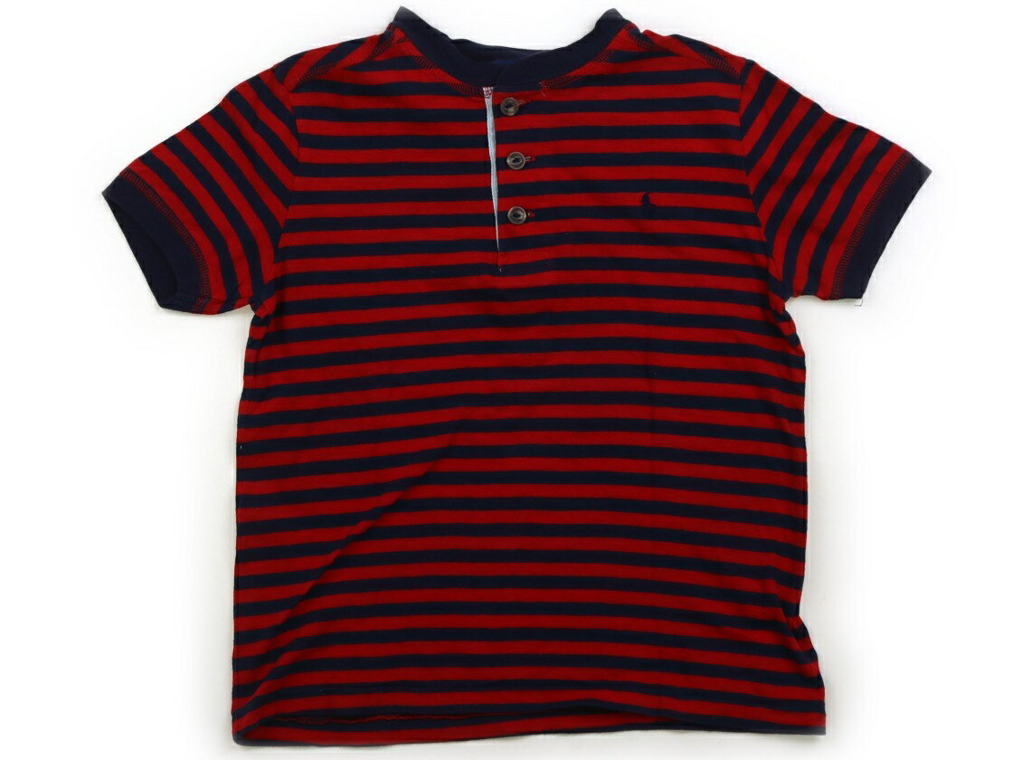 ポロラルフローレン POLO RALPH LAUREN Tシャツ・カットソー 130 女の子 赤・紺・ボーダー 子供服 ベビー服 キッズ アウトレット ユーズド 【中古】キッズ・ベビー・マタニティ