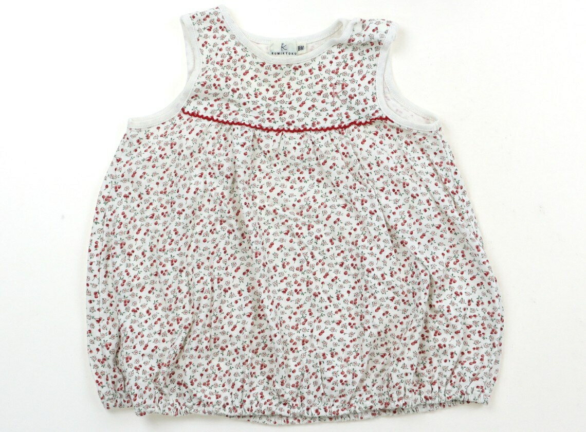 Rakuten - 組曲 Kumikyoku チュニック 80 女の子 オフホワイト・レッド・総柄 子供服 ベビー服 キッズ アウトレット ユーズド 【中古】キッズ・ベビー・マタニティ