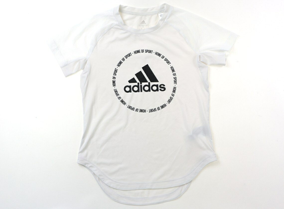 アディダス Adidas スポーツウェア・ダンスウェア 150 男の子 ホワイト 子供服 ベビー服 キッズ アウトレット ユーズド 【中古】キッズ・ベビー・マタニティ
