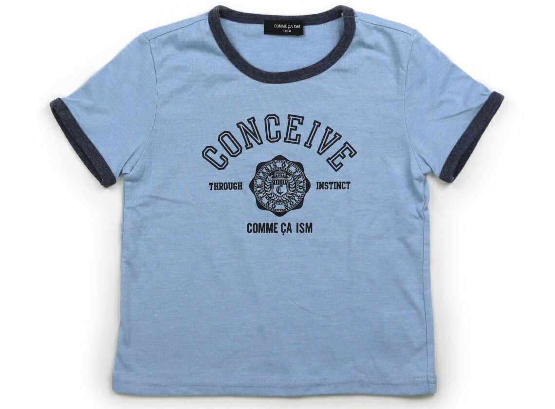 コムサイズム COMME CA ISM Tシャツ・カットソー 110 男の子 ブルー系 子供服 ベビー服 キッズ アウトレット ユーズド 【中古】キッズ・ベビー・マタニティ