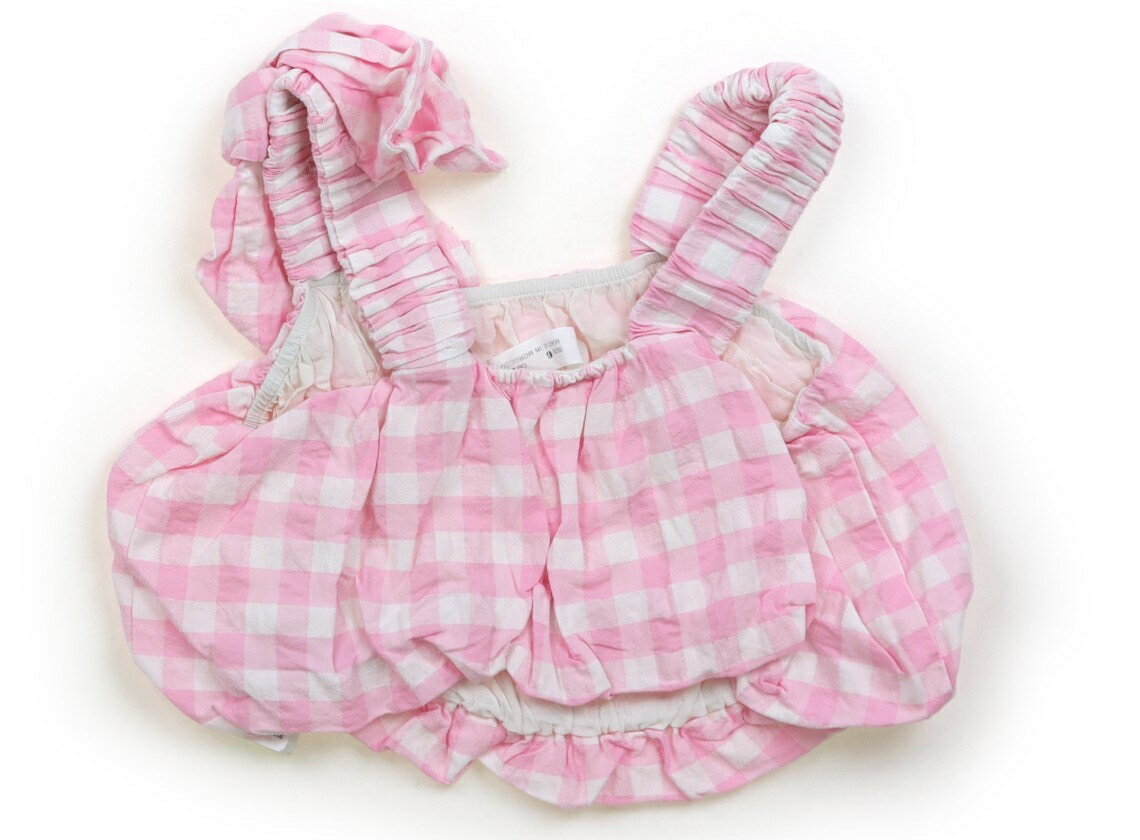 ザラ ZARA ベスト 110 女の子 ピンク・白チェック 子供服 ベビー服 キッズ アウトレット ユーズド 【中古】キッズ・ベビー・マタニティ