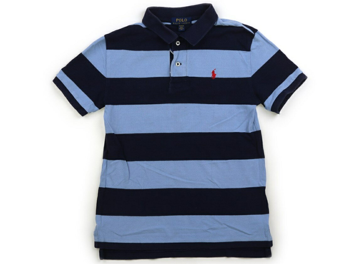 ポロラルフローレン POLO RALPH LAUREN ポロシャツ 140 男の子 ネイビー・パステルブルー 子供服 ベビー服 キッズ アウトレット ユーズド 【中古】キッズ・ベビー・マタニティ