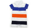 ラルフローレン Ralph Lauren カバーオール 70 男の子 白青 オレンジ紺 子供服 ベビー服 キッズ アウトレット ユーズド 【中古】キッズ・ベビー...