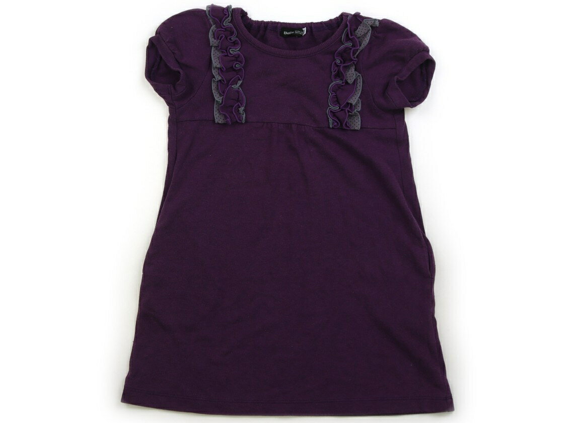 べべ BeBe チュニック 110 女の子 ワインレッド、フリル 子供服 ベビー服 キッズ アウトレット ユーズド 【中古】キッズ・ベビー・マタニティ