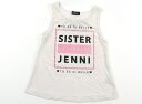 ジェニィ JENNI タンクトップ・キャミソール 110 女の子 アイボリー、ピンク、ビジュー 子供服 ベビー服 キッズ アウトレット ユーズド 【中古】キッズ・ベビー・マタニティ