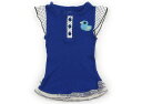 ブーフーウー BOO FOO WOO/natural boo タンクトップ・キャミソール 110 女の子 ブルー・ホワイト×ネイビードット 子供服 ベビー服 キッズ アウトレット ユーズド 【中古】キッズ・ベビー・マタニティ