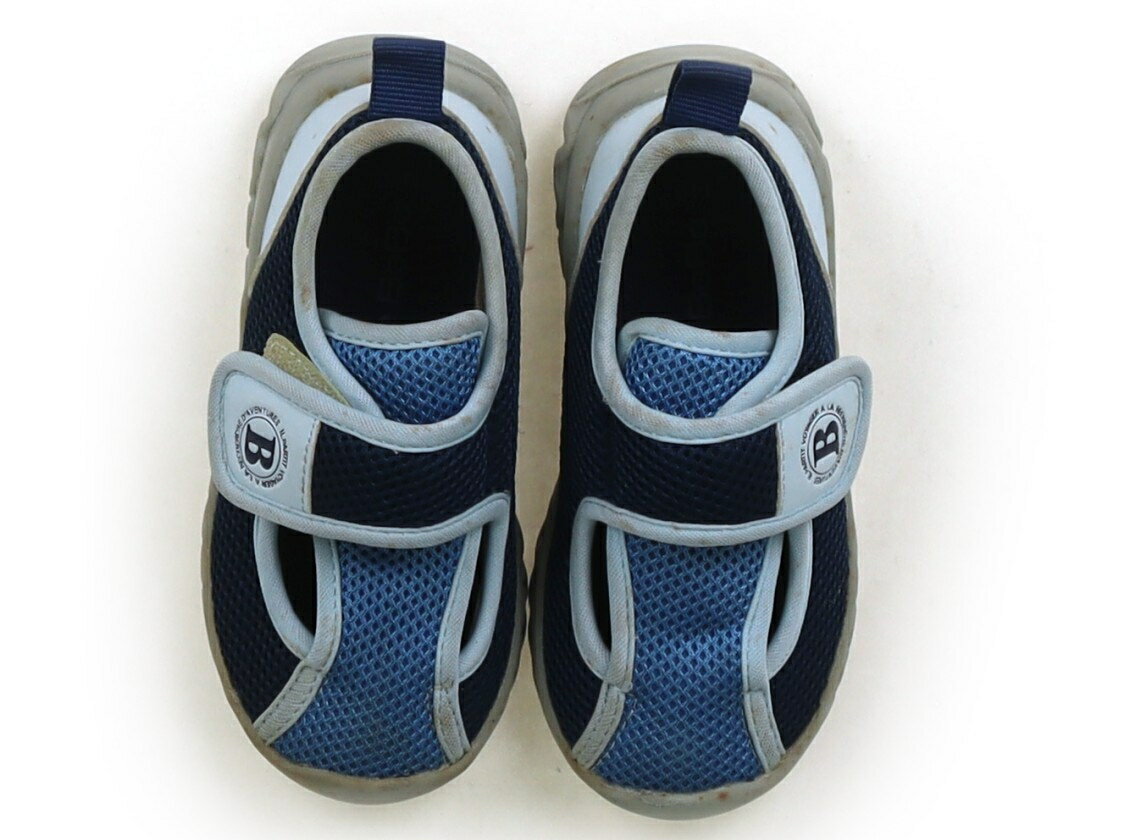 Sneakers - べべ BeBe スニーカー 靴14cm〜 男の子 ネイビー、ライトブルー 子供服 ベビー服 キッズ アウトレット ユーズド 【中古】キッズ・ベビー・マタニティ