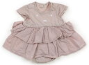 プティマイン petit main ロンパース 80 女の子 くすみピンク 子供服 ベビー服 キッズ アウトレット ユーズド 【中古】キッズ・ベビー・マタニティ