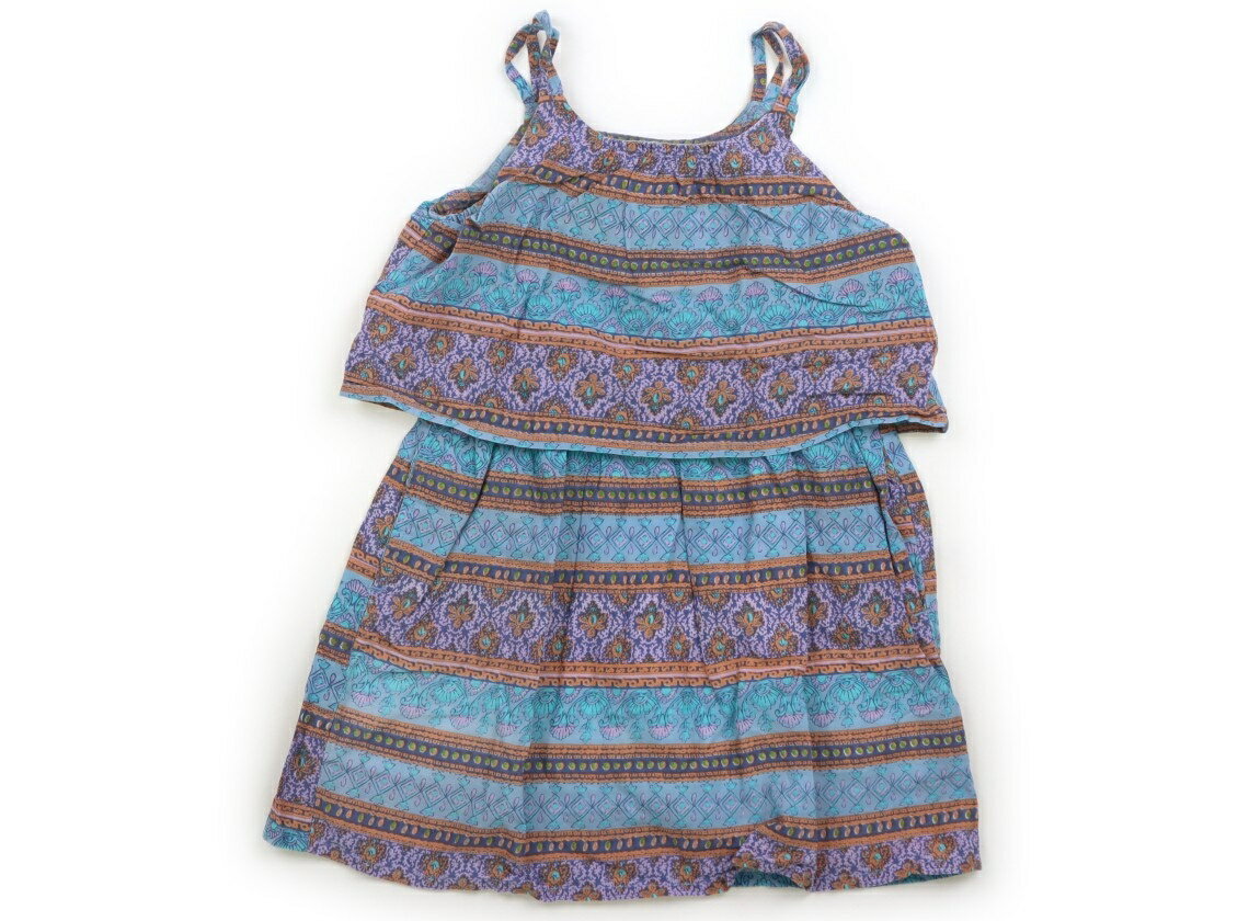 ビームス BEAMS ワンピース 100 女の子 ライトブルー他・総柄 子供服 ベビー服 キッズ アウトレット ユ..