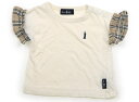 イーストボーイ EASTBOY Tシャツ・カットソー 95 女の子 クリーム・ベージュチェック 子供服 ベビー服 キッズ アウトレット ユーズド 【中古】キッズ・ベビー・マタニティ