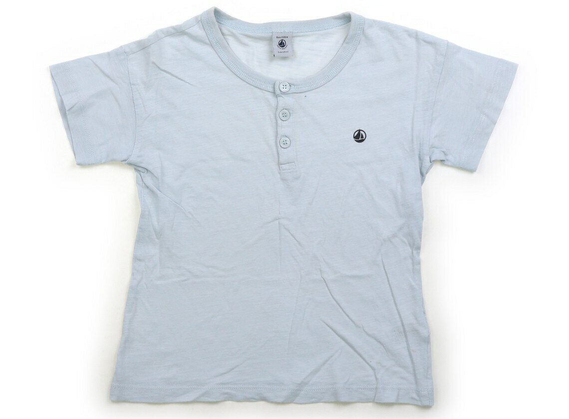 プチバトー PETIT BATEAU Tシャツ・カットソー 120 男の子 水色 子供服 ベビー服 キッズ アウトレット ユーズド 【中古】キッズ・ベビー・マタニティ