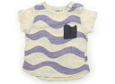 ラブ&ピース&マネー Love&Peace&Money Tシャツ・カットソー 80 男の子 クリーム・スモーキーブルー 子供服 ベビー服 キッズ アウトレット ユーズド 【中古】キッズ・ベビー・マタニティ