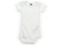 プチバトー PETIT BATEAU ロンパース 60 男の子 白 子供服 ベビー服 キッズ アウトレット ユーズド 【中古】キッズ・ベビー・マタニティ
