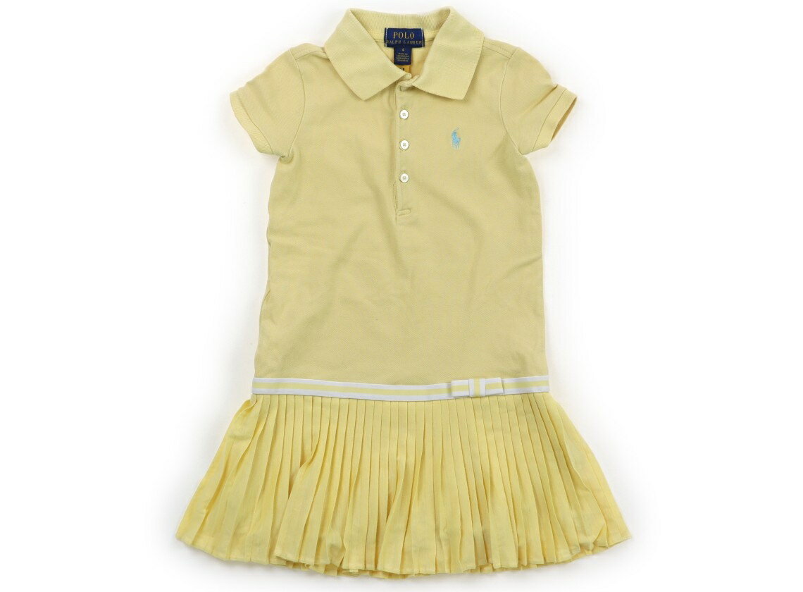 ポロラルフローレン POLO RALPH LAUREN ワンピース 110 女の子 イエロー 子供服 ベビー服 キッズ アウトレット ユーズド 【中古】キッズ・ベビー・マタニティ