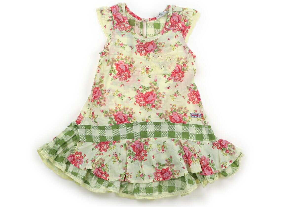 Dresses - ナーチィ Naartjie ワンピース 110 女の子 黄、ピンク、花柄 子供服 ベビー服 キッズ アウトレット ユーズド 【中古】キッズ・ベビー・マタニティ