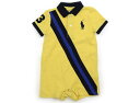ラルフローレン Ralph Lauren カバーオール 80 男の子 レモン・ネイビーライン 子供服 ベビー服 キッズ アウトレット ユーズド 【中古】キッズ・...