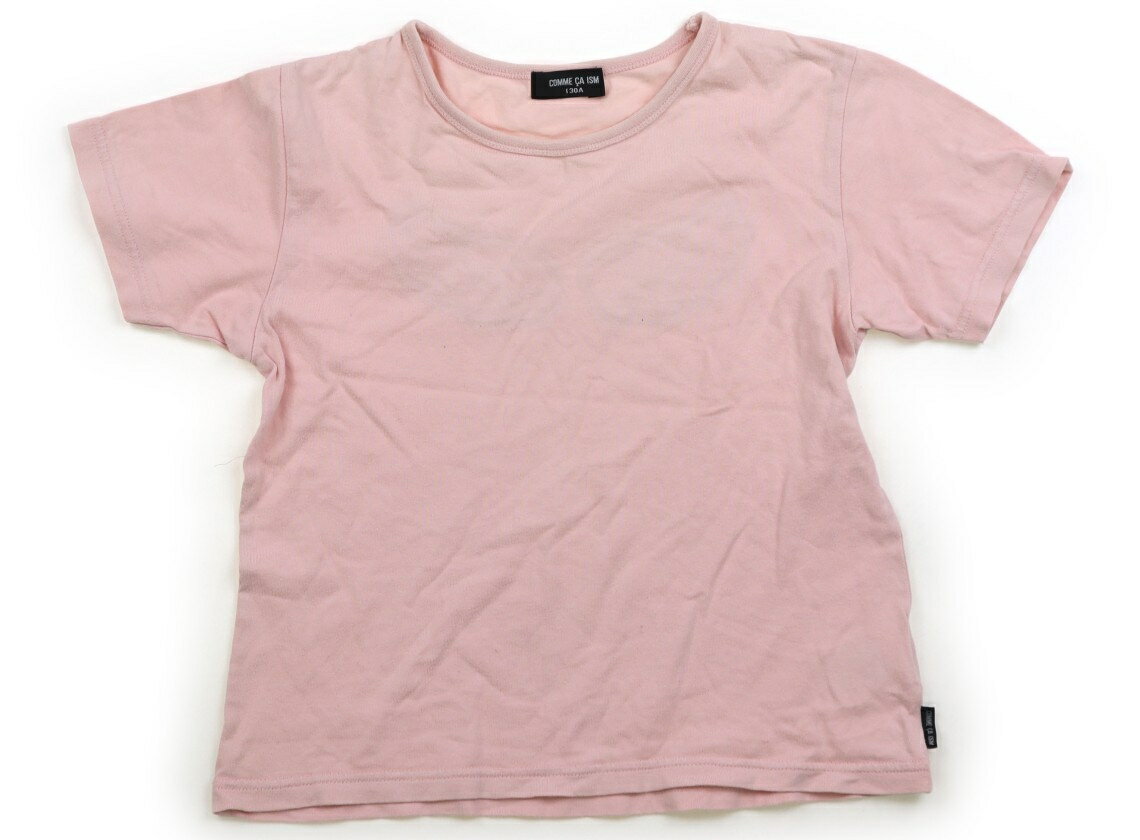 コムサイズム COMME CA ISM Tシャツ・カットソー 130 女の子 ピンク 子供服 ベビー服 キッズ アウトレット ユーズド 【中古】キッズ・ベビー・マタニティ