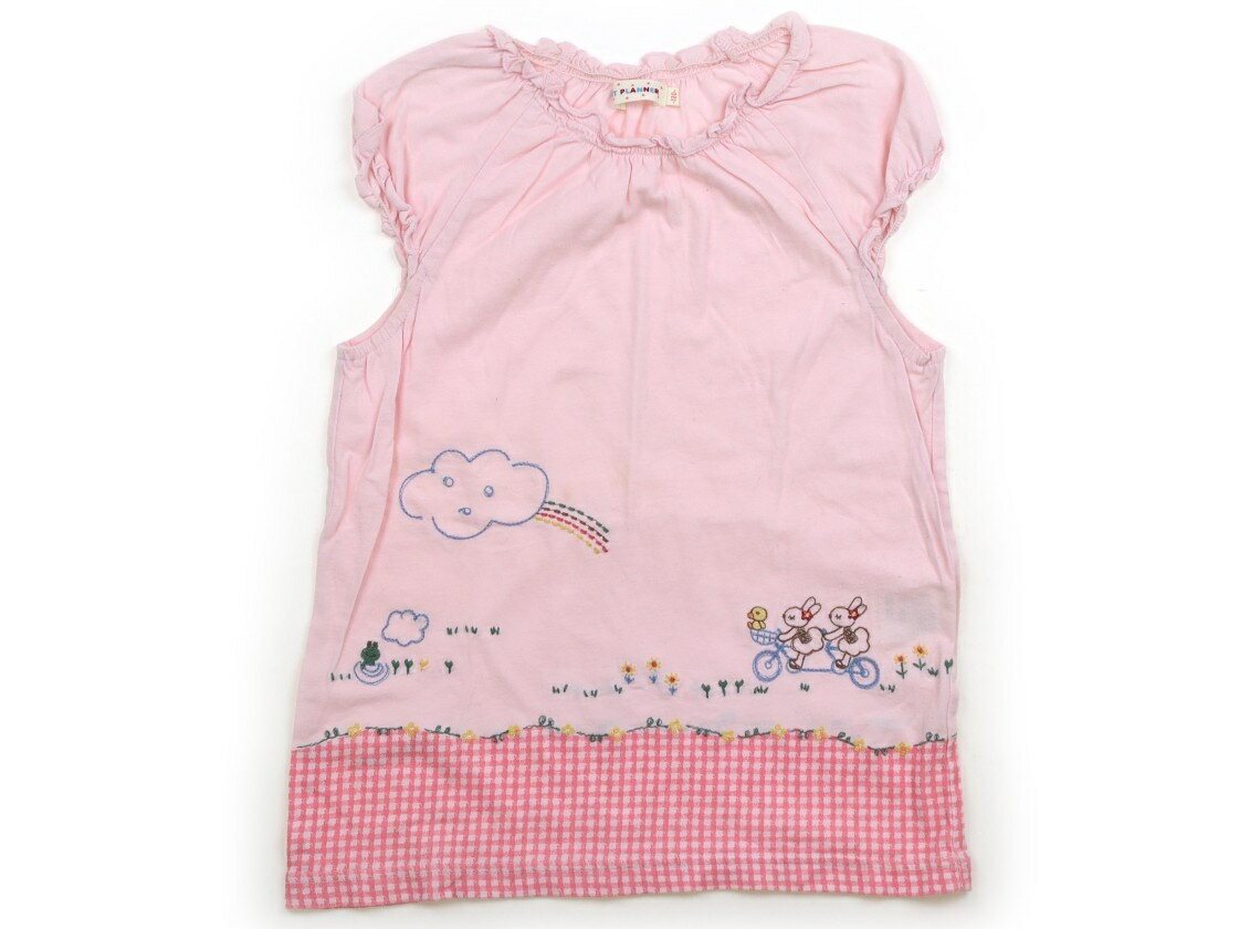 ニットプランナー（KP） Knit Planner(KP) ワンピース 120 女の子 ピンク　刺繍柄 子供服 ベビー服 キ..