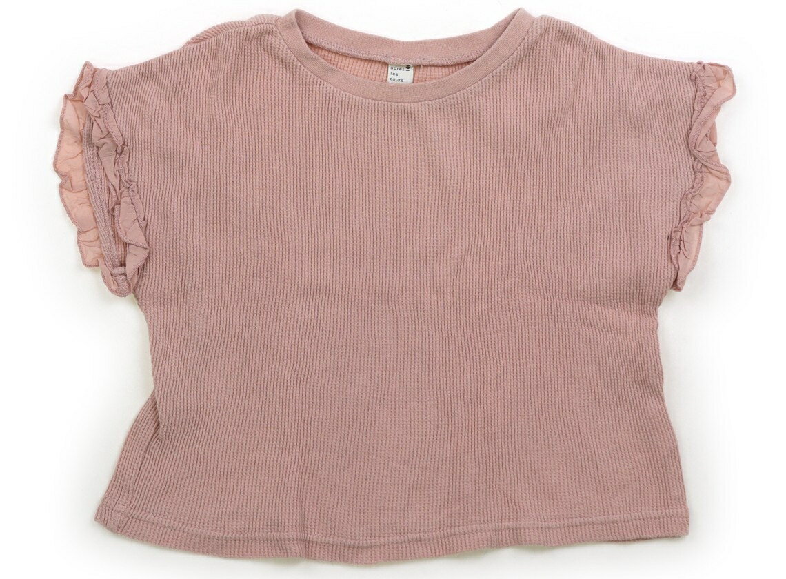 　ブランド 　apres les cours(アプレレクール) 　カテゴリー 　Tシャツ・カットソー 　サイズ 　100サイズ 　色 　ピンク系 　状態 　★★ 　記名 　なし 　ジャンル 　Girl ワッフルカットソーです。品質タグにシールはがし跡のノリ残りあり。ヨレと毛羽立ち、首周りに毛玉が見受けられます。 ＊【状態】【サイズ】に関しての詳しい説明はこちら