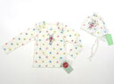 ハッカ HAKKA Tシャツ・カットソー 80 女の子 白、ピンク・青・緑の星柄、ウサギ 子供服 ベビー服 キッズ アウトレット ユーズド 【中古】キッズ・ベビー・マタニティ