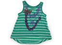 アナスイ ANNA SUI タンクトップ・キャミソール 100 女の子 グリーンボーダー・パープルチェーン柄・ブラックピンク 子供服 ベビー服 キッズ アウトレ...