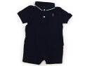 ラルフローレン Ralph Lauren カバーオール 80 男の子 ネイビー 子供服 ベビー服 キッズ アウトレット ユーズド 【中古】キッズ・ベビー・マタニ...