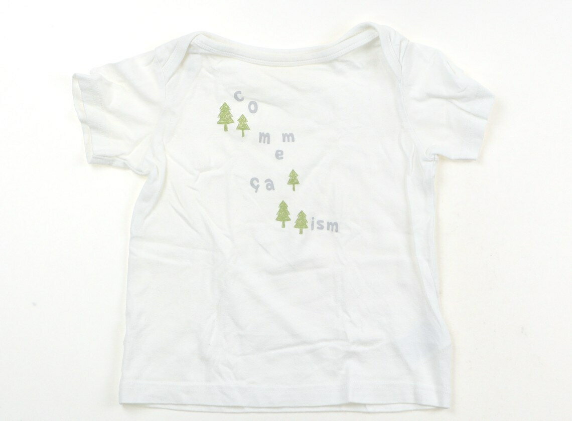 コムサイズム COMME CA ISM Tシャツ・カットソー 90 男の子 白 子供服 ベビー服 キッズ アウトレット ユーズド 【中古】キッズ・ベビー・マタニティ