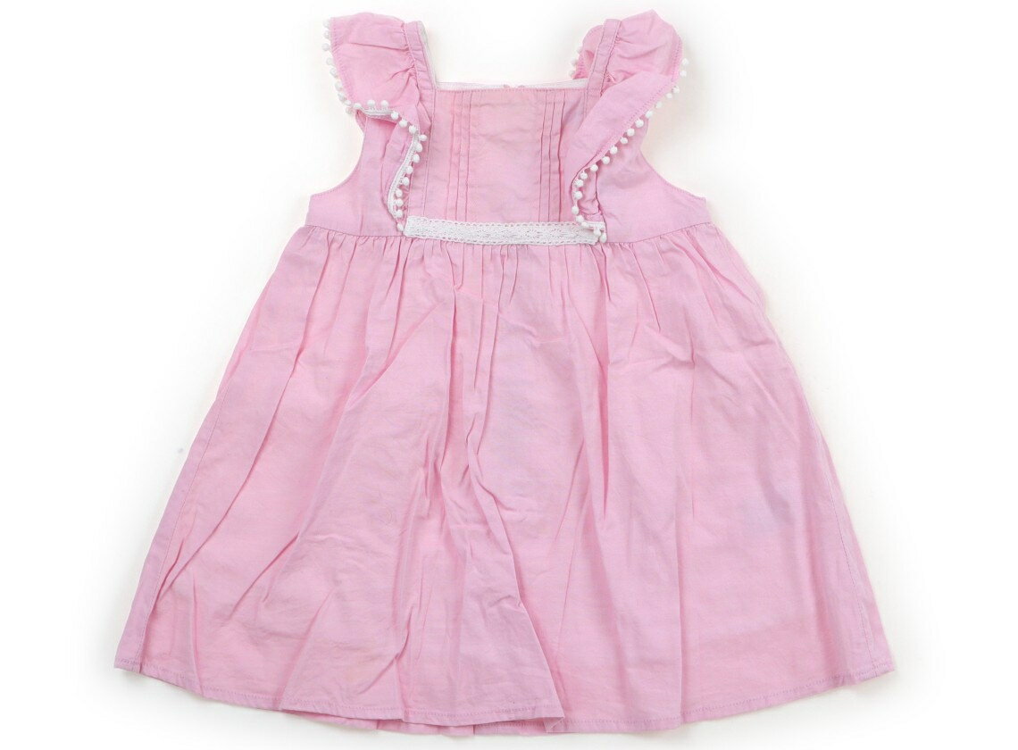 べべ BeBe ワンピース 90 女の子 ピンク・オフレース 子供服 ベビー服 キッズ アウトレット ユーズド 【中古】キッズ・ベビー・マタニティ