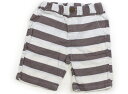 ラーゴム Lagom ハーフパンツ 100 男の子 茶、ボーダー 子供服 ベビー服 キッズ アウトレット ユーズド 【中古】キッズ・ベビー・マタニティ(4)