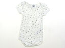 プチバトー PETIT BATEAU ロンパース 70 男の子 星ホワイト 子供服 ベビー服 キッズ アウトレット ユーズド 【中古】キッズ・ベビー・マタニティ