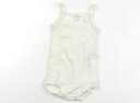 プチバトー PETIT BATEAU ロンパース 70 女の子 生成り 子供服 ベビー服 キッズ アウトレット ユーズド 【中古】キッズ・ベビー・マタニティ