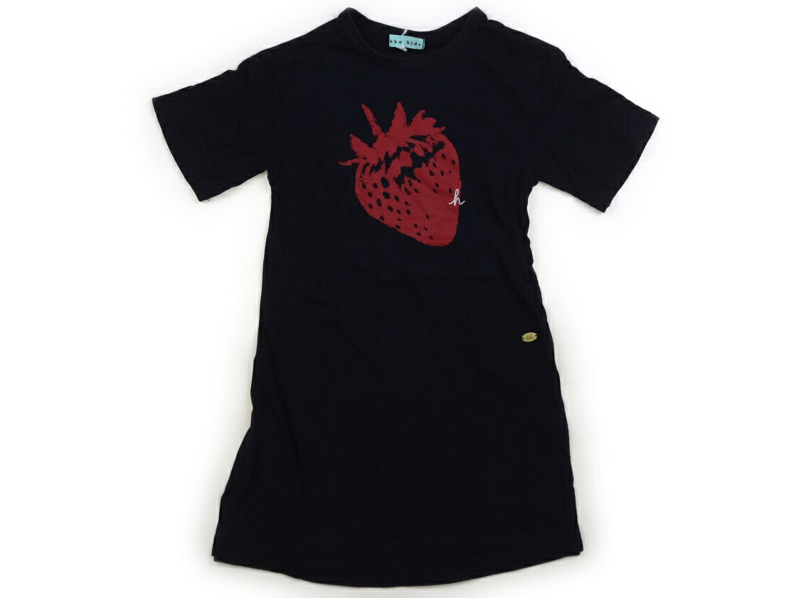 ハッカ HAKKA ワンピース 70 女の子 ネイビー・赤イチゴ 子供服 ベビー服 キッズ アウトレット ユーズド 【中古】キッズ・ベビー・マタニティ