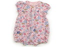 ブリーズ BREEZE カバーオール 70 女の子 ピンク・花柄 子供服 ベビー服 キッズ アウトレット ユーズド 【中古】キッズ・ベビー・マタニティ