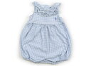 ラルフローレン Ralph Lauren カバーオール 70 女の子 パステルブルーギンガムチェック 子供服 ベビー服 キッズ アウトレット ユーズド 【中古】...