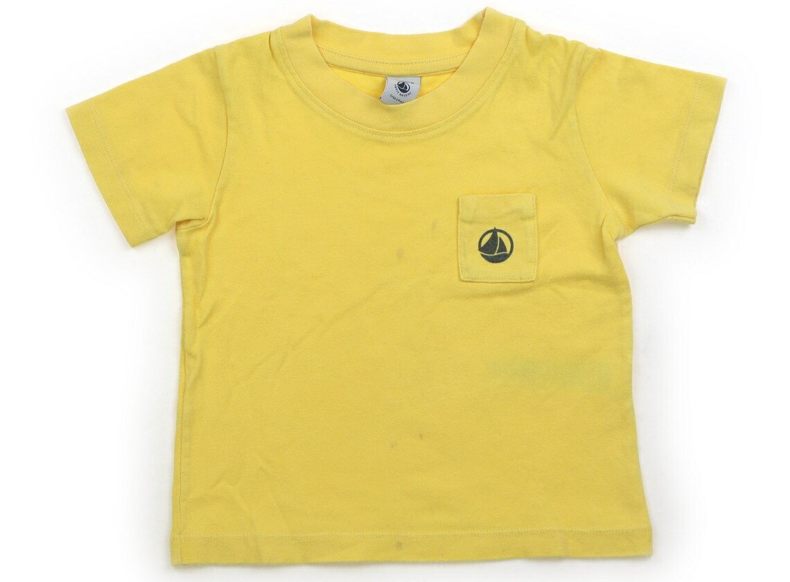 プチバトー PETIT BATEAU Tシャツ・カットソー 100 男の子 イエロー 子供服 ベビー服 キッズ アウトレット ユーズド 【中古】キッズ・ベビー・マタニティ(4)