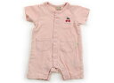 プティマイン petit main カバーオール 70 女の子 ピンク 子供服 ベビー服 キッズ アウトレット ユーズド 【中古】キッズ・ベビー・マタニティ