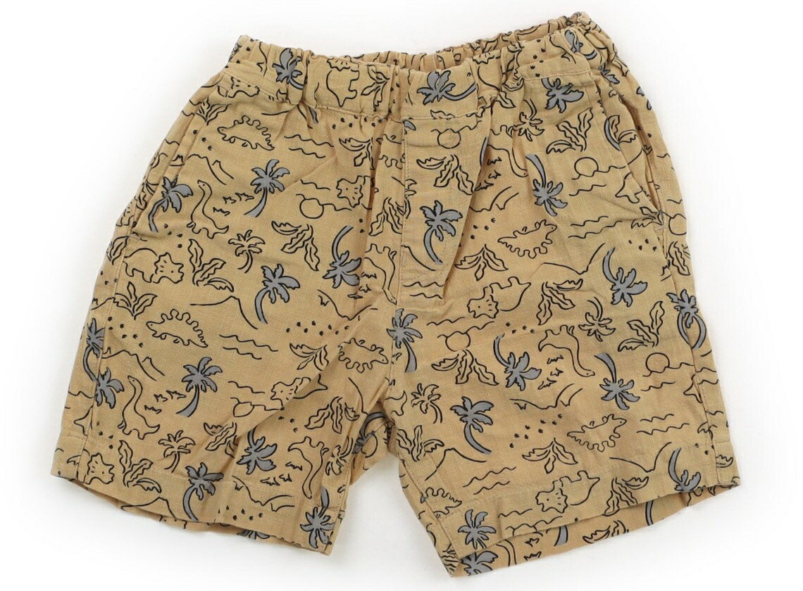 Long-Trousers, Trousers - プティマイン petit main ショートパンツ 80 男の子 オレンジ総柄 子供服 ベビー服 キッズ アウトレット ユーズド 【中古】キッズ・ベビー・マタニティ