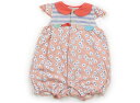 ベイビーチアー babyCheer カバーオール 80 女の子 コーラルピンク、白、ブルー 子供服 ベビー服 キッズ アウトレット ユーズド 【中古】キッズ・ベ...