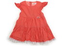 スラップスリップ SLAP SLIP ワンピース 120 女の子 コーラルピンク・レース 子供服 ベビー服 キッズ アウトレット ユーズド 【中古】キッズ・ベビー・マタニティ