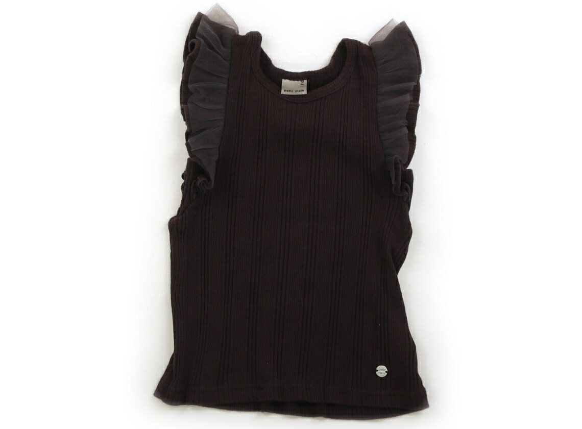 　ブランド 　petit main(プティマイン) 　カテゴリー 　Tシャツ・カットソー 　サイズ 　110サイズ 　色 　こげ茶 　状態 　★★★ 　記名 　なし 　ジャンル 　Girl リブ、やや厚手。全体的にごくうっすら色褪せがあります。 ＊【状態】【サイズ】に関しての詳しい説明はこちら